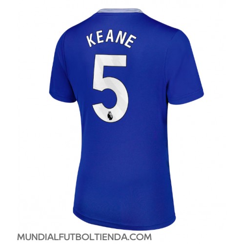 Camiseta Everton Michael Keane #5 Primera Equipación Replica 2024-25 para mujer mangas cortas